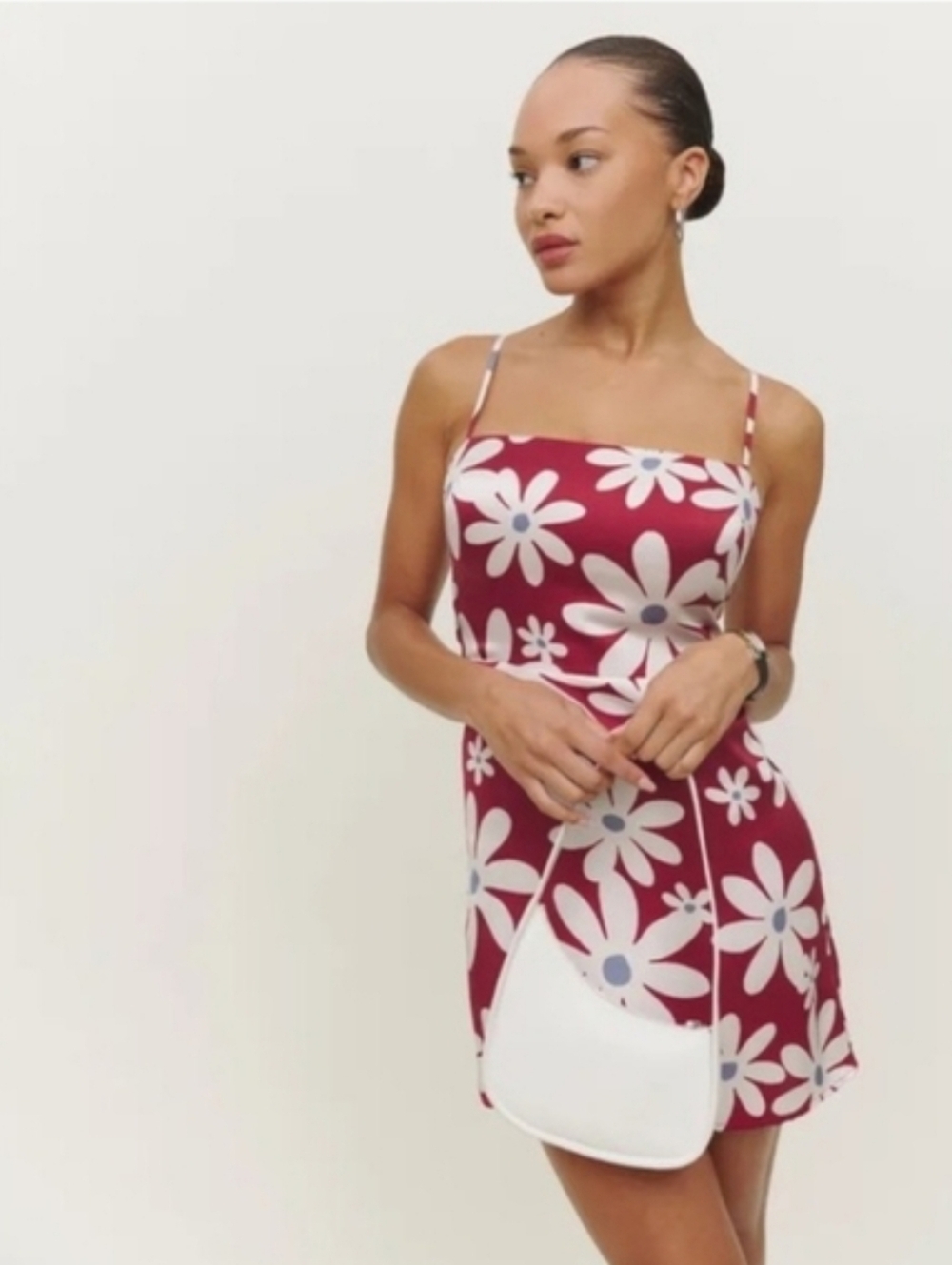 Reformation Kosta Silk Dress Mini Ashbury Floral Print Size 10